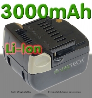 BSL1430 Akku Batterie 4000mAh 14.4V für Hitachi DV 14DBL